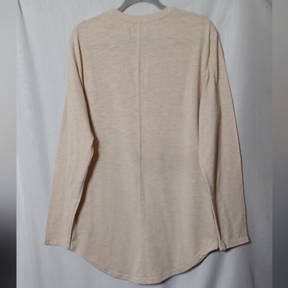 PACSUN Women's Beige Crew Neck Long Sleeve Sweatshirt.  L - Picture 5 of 10